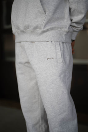 Peace Basics Schwerer Jogger - Asche