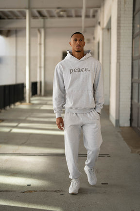 Peace Basics Heavyweight Jogger - Ash