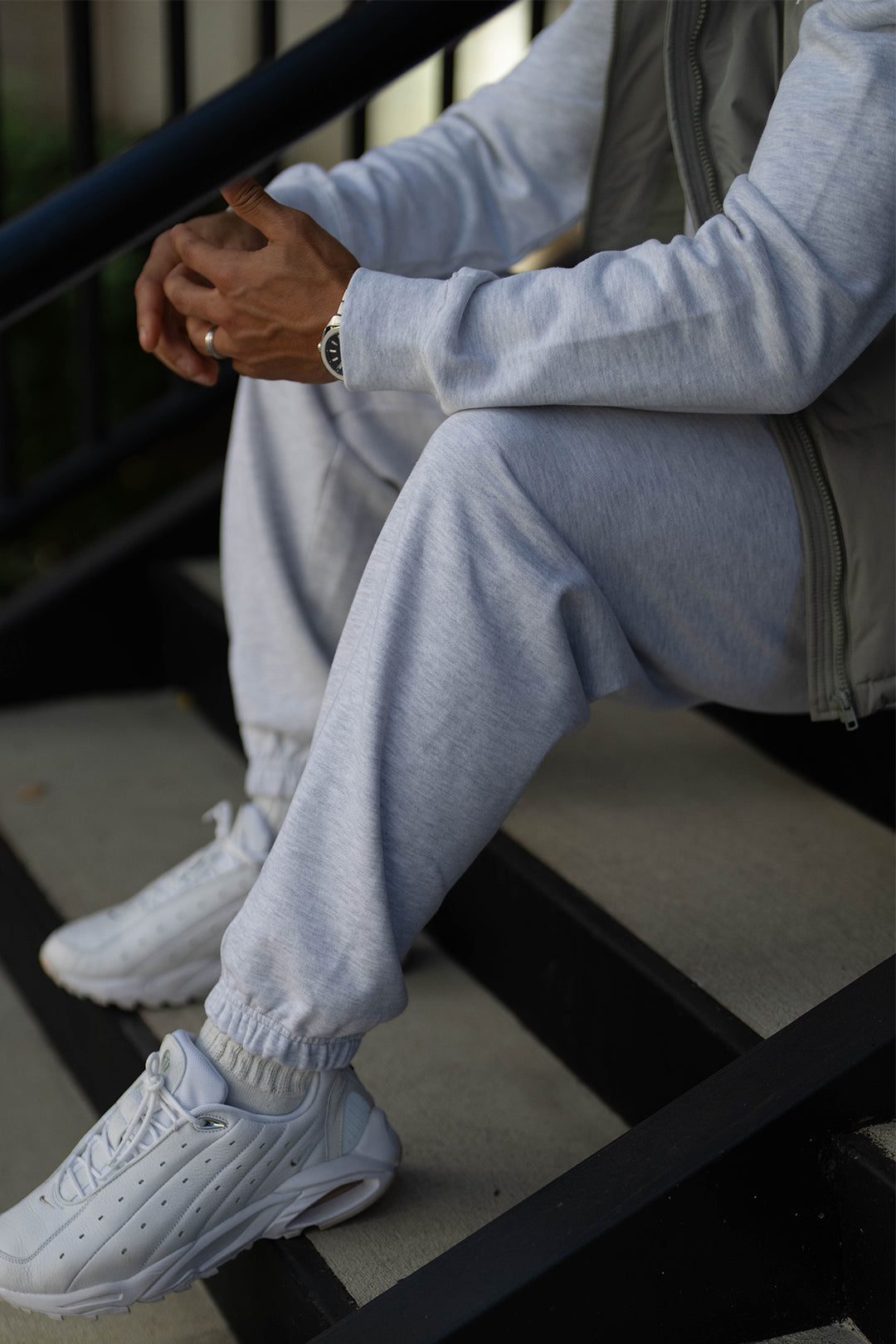 Peace Basics Heavyweight Jogger - Ash