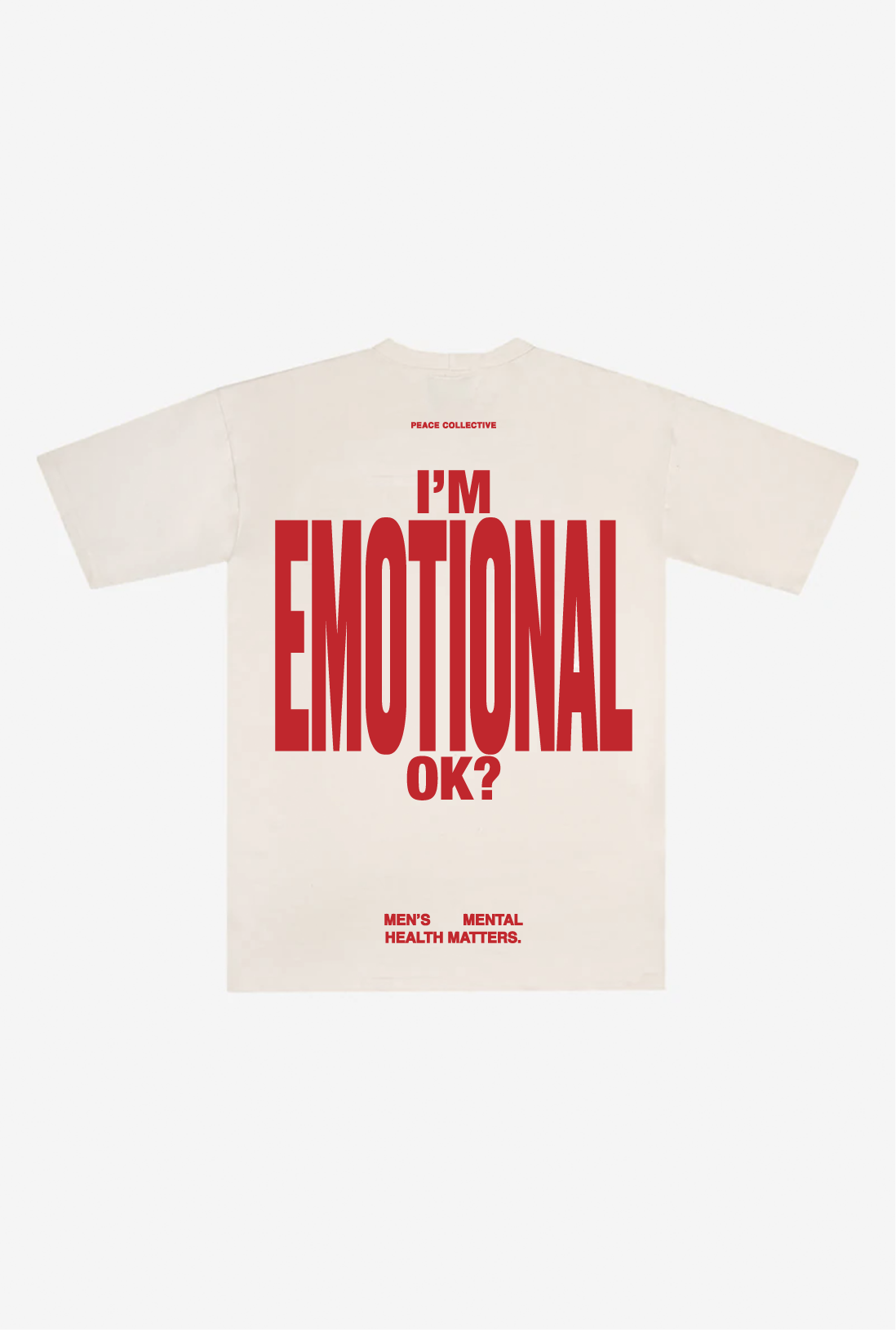 I'm Emotional Heavyweight T-Shirt - Ivory