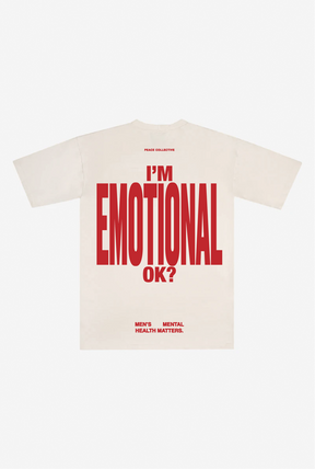 I'm Emotional Heavyweight T-Shirt - Ivory