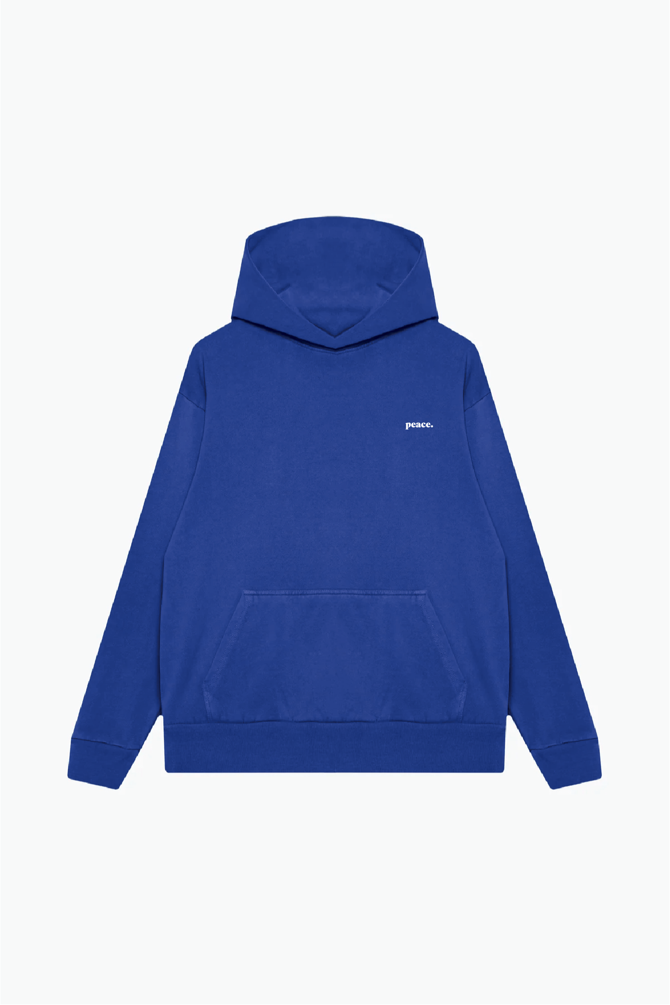 Peace Heavyweight Hoodie - Strong Blue