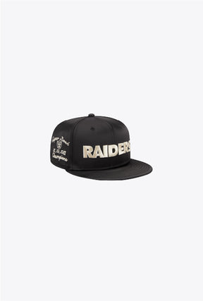 Las Vegas Raiders Satin Script Snapback