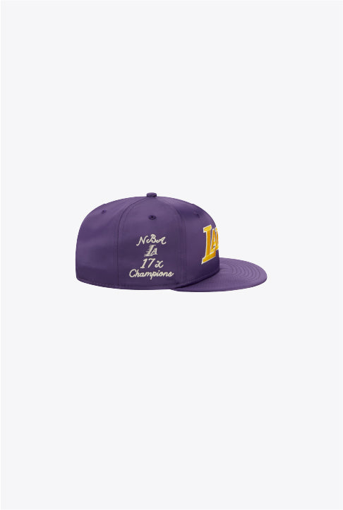 Los Angeles Lakers Satin Script Snapback