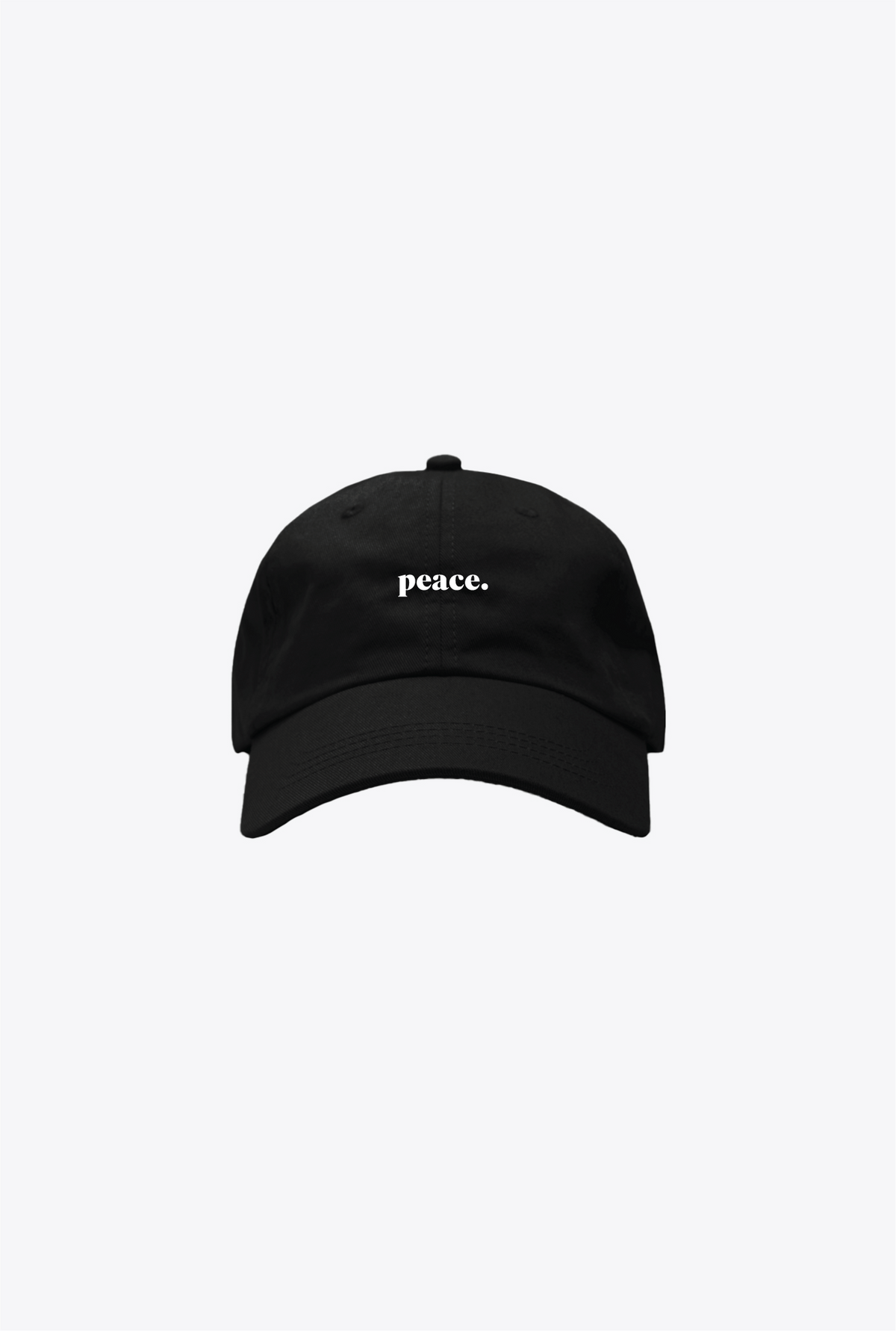 Peace Dad Cap - Black