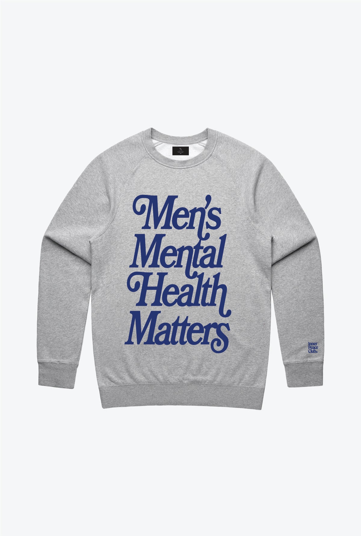 Men's Mental Health Heavyweight Crewneck - Grey