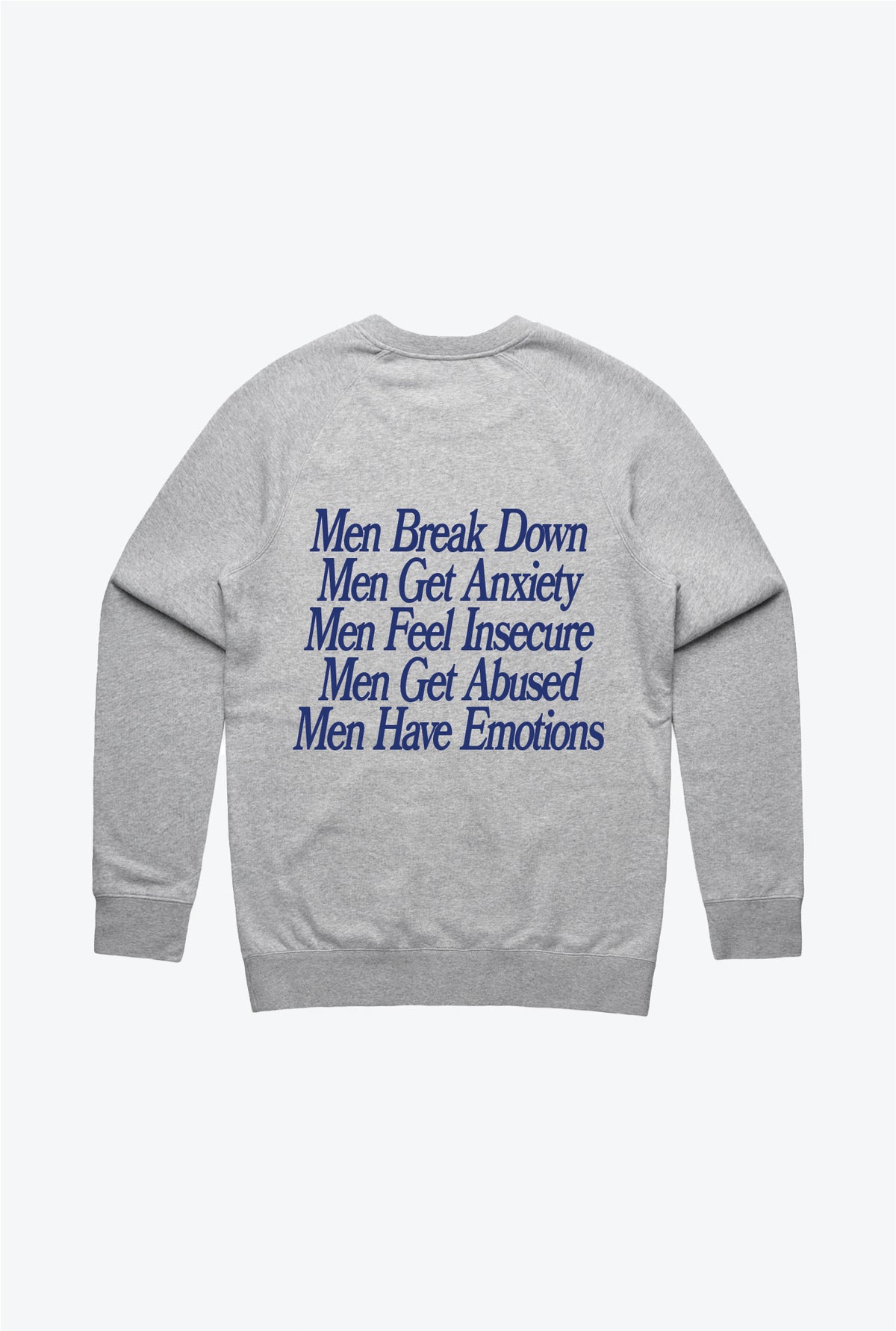 Men's Mental Health Heavyweight Crewneck - Grey