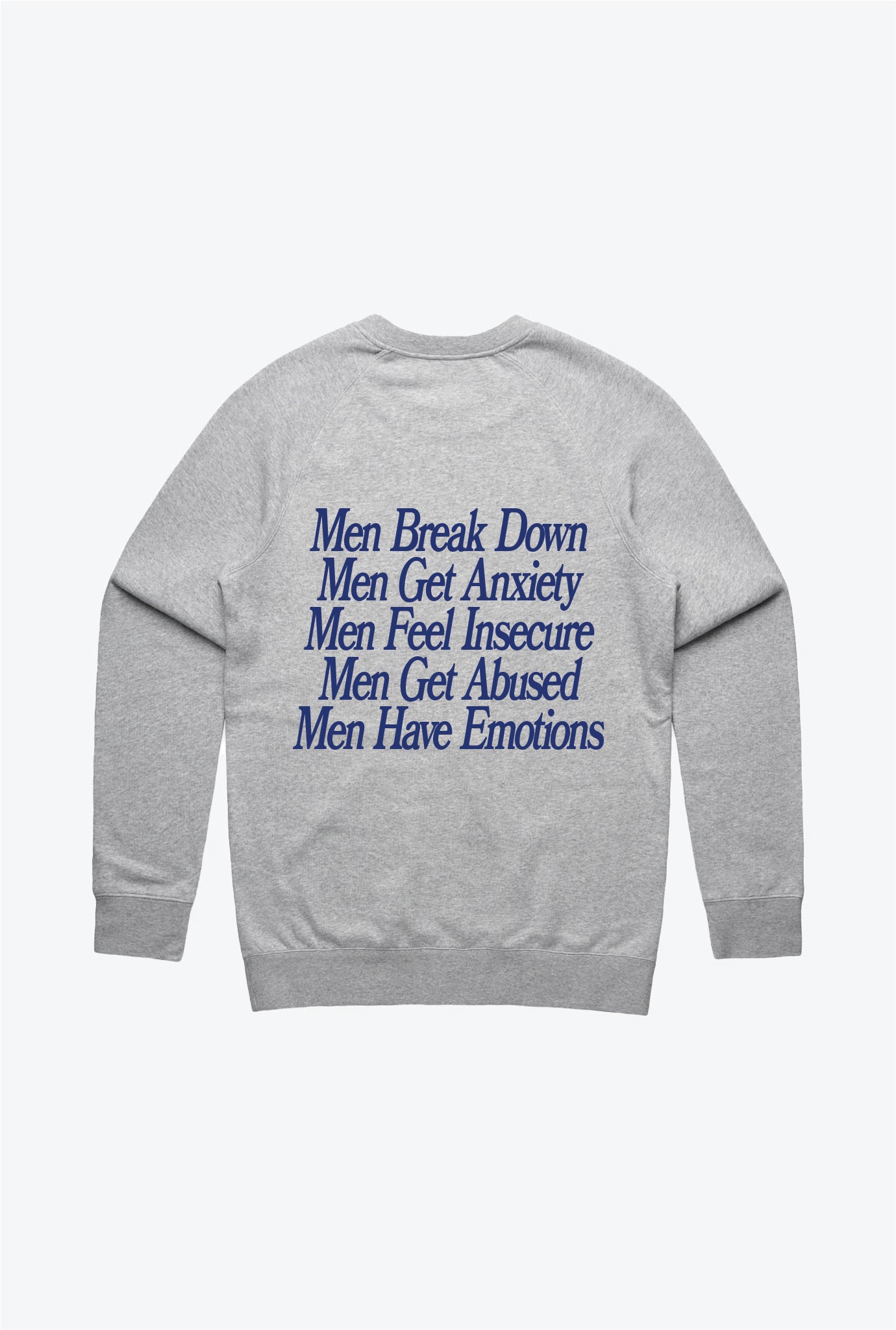 Men's Mental Health Heavyweight Crewneck - Grey