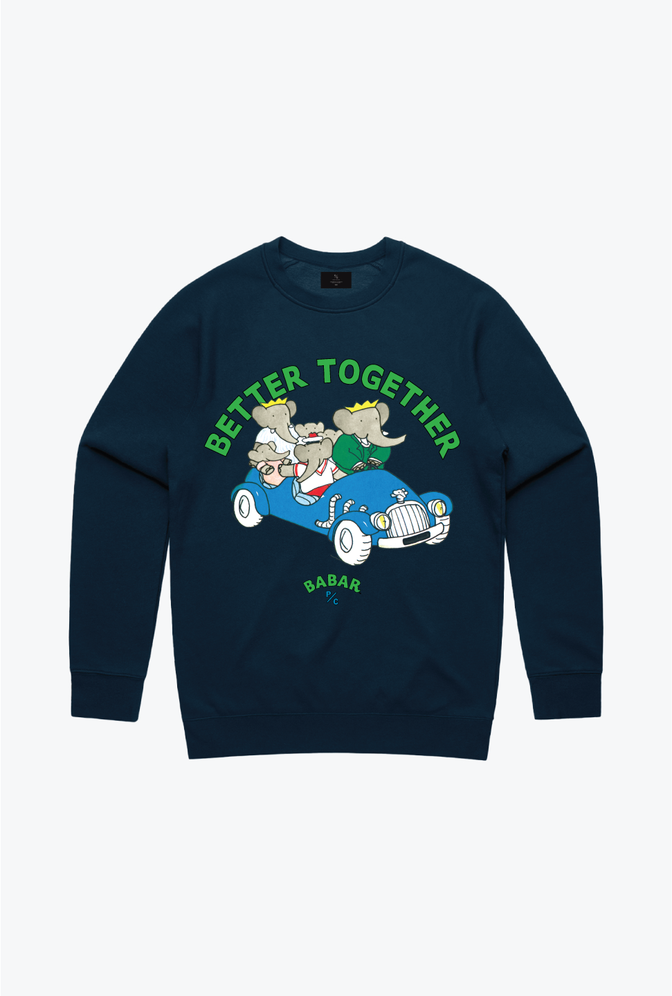 P/C x Babar Crewneck - Navy