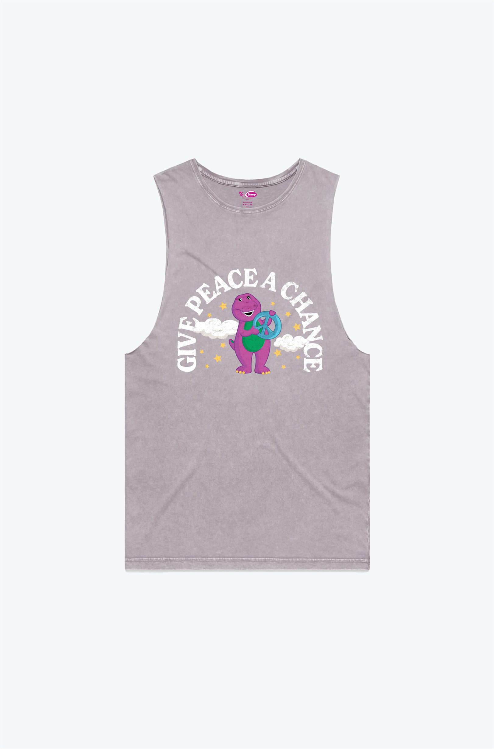 P/C x Barney Give Peace a Chance Muskel-Tanktop - Lila