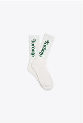 Peace & Love in Toronto Crew Socks - White