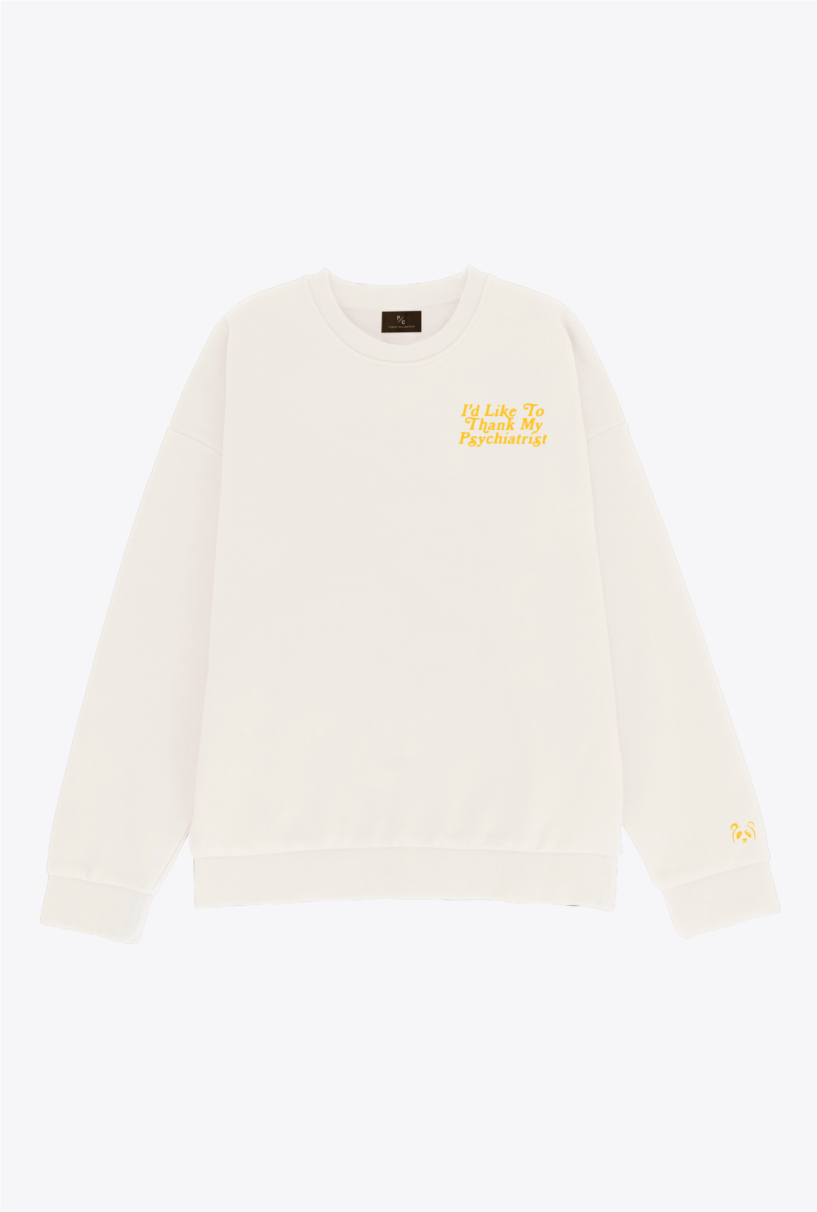 P/C x Metta World Peace Heavyweight Crewneck - Ivory