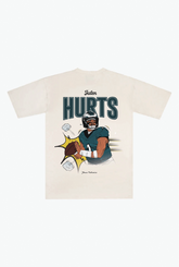 Jalen Hurts Heavyweight T-Shirt - Ivory