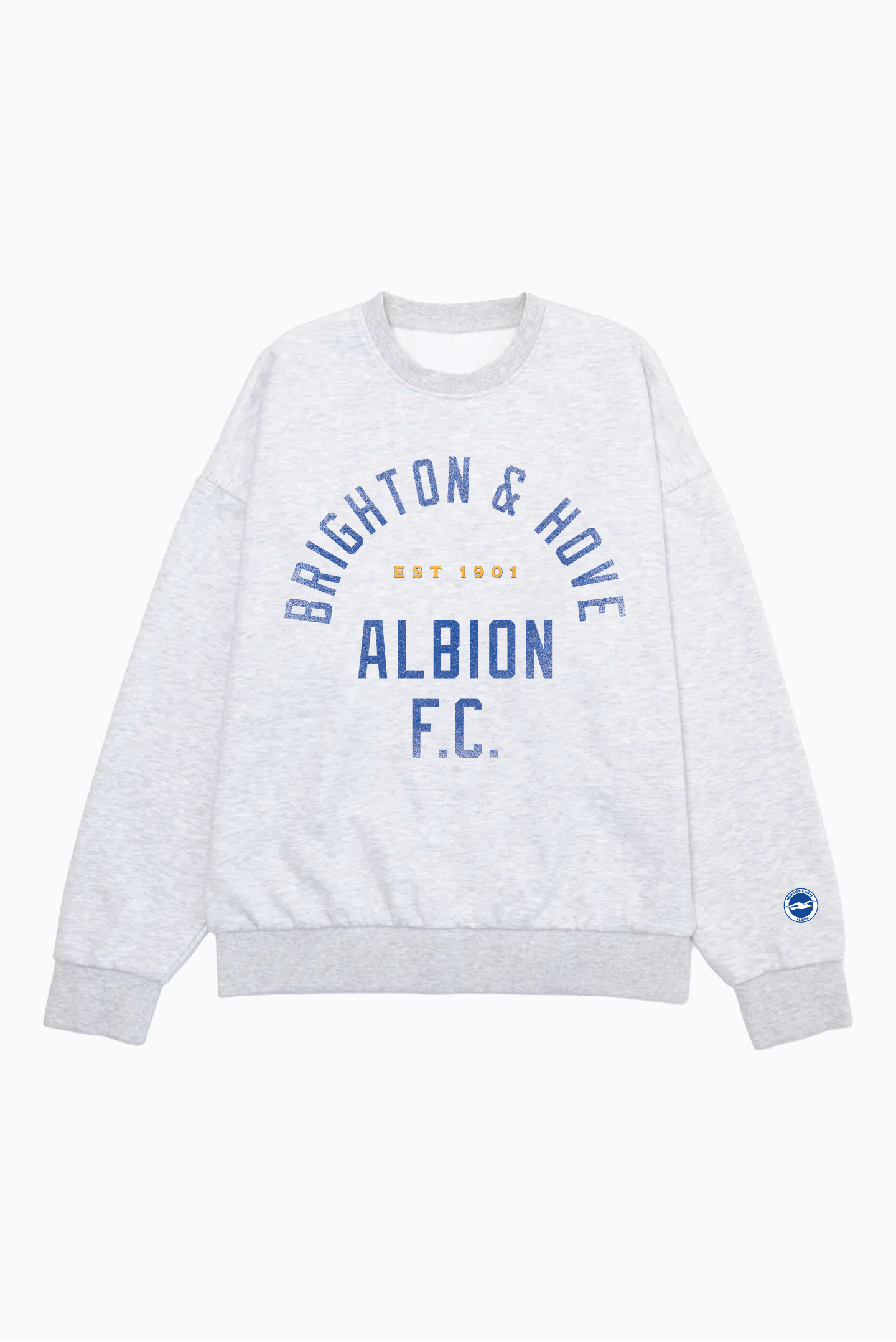 Brighton & Hove Albion F.C. SuperHeavy™️ Crewneck - Ash