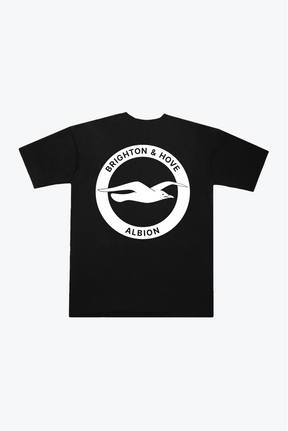 Brighton & Hove Albion F.C. Heavyweight T-Shirt - Black