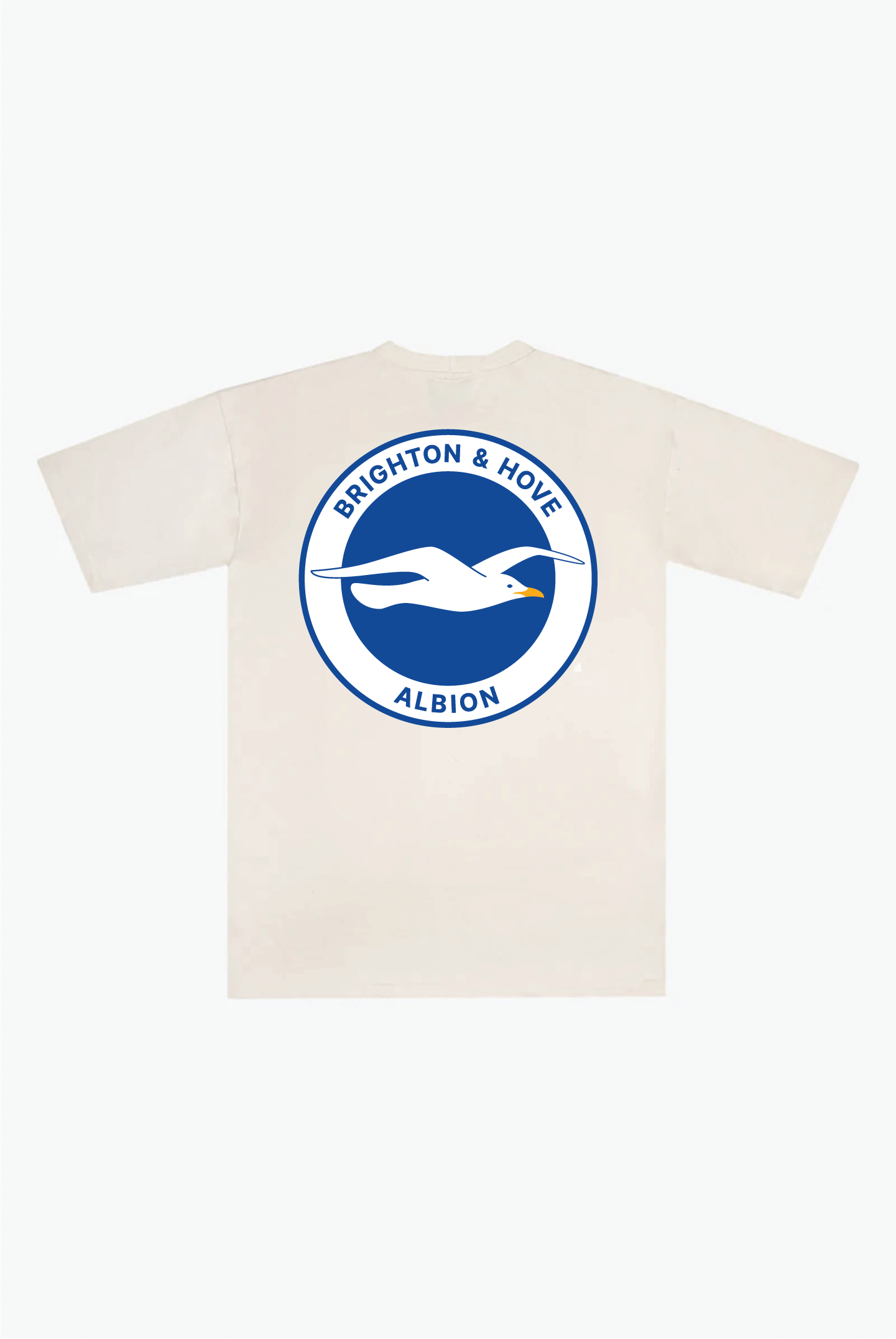 Brighton & Hove Albion F.C. Heavyweight T-Shirt - Ivory