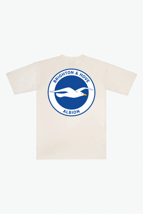 Brighton & Hove Albion F.C. Heavyweight T-Shirt - Ivory