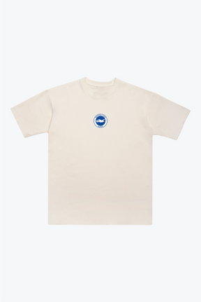 Brighton & Hove Albion F.C. Heavyweight T-Shirt - Ivory