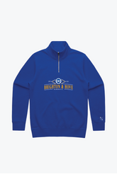 Brighton & Hove Albion F.C. Vintage Quarter Zip - Blue