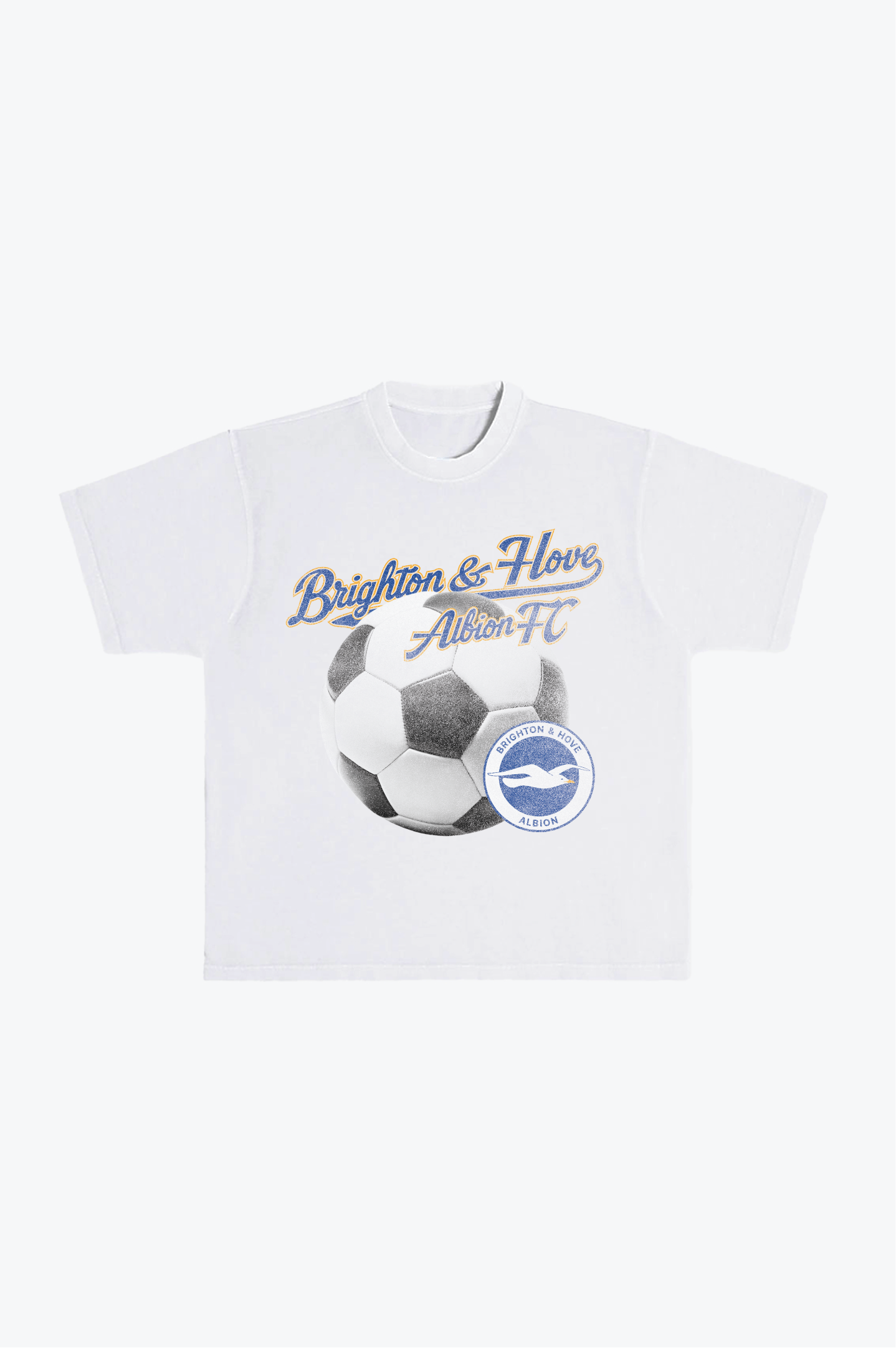 Brighton & Hove Albion F.C. Game Ball T-Shirt - White