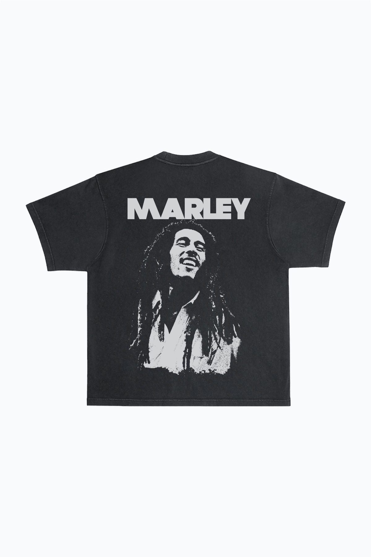 P/C x Bob Marley "Every Little Thing" Garment Dyed Heavyweight T-Shirt - Black