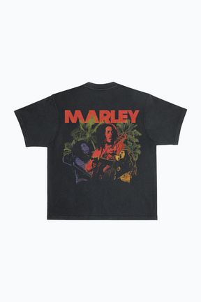 T-shirt épais teint en pièce « One Love » de P/C x Bob Marley - Noir