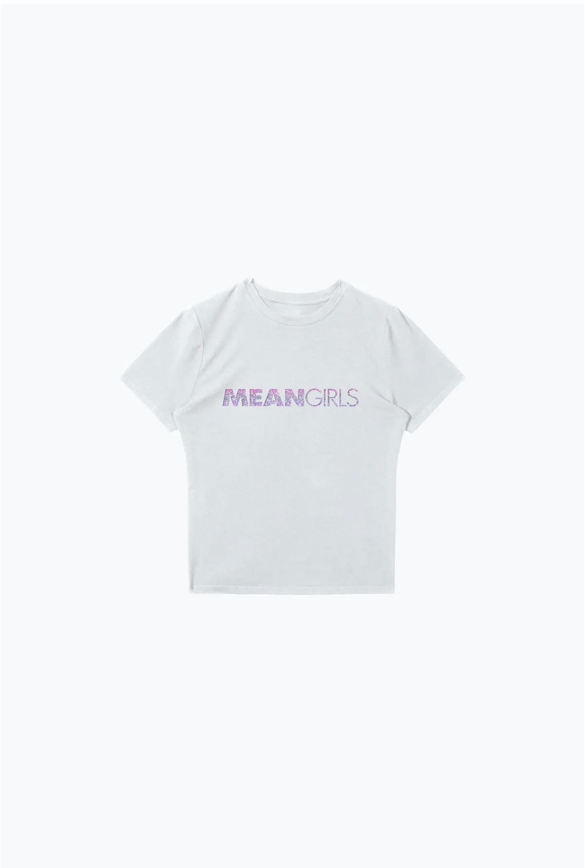 P/C x Mean Girls Rhinestone Baby Tee - White