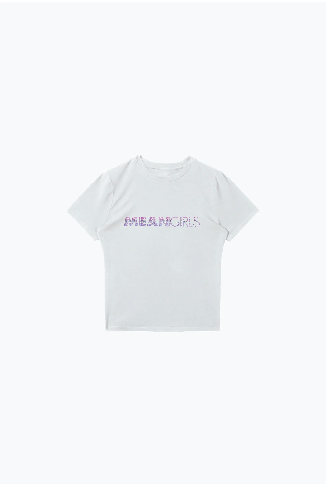 P/C x Mean Girls Rhinestone Baby Tee - White