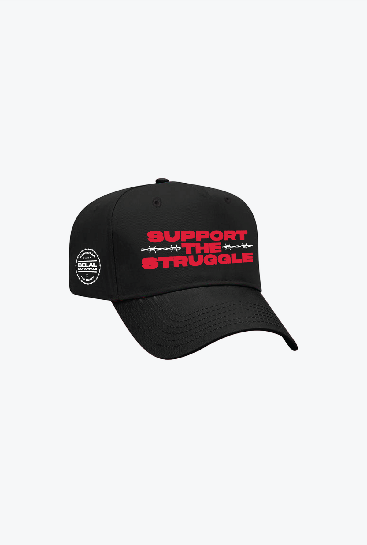 P/C x Belal Muhammad "Support the Struggle" A-Frame Cap - Black