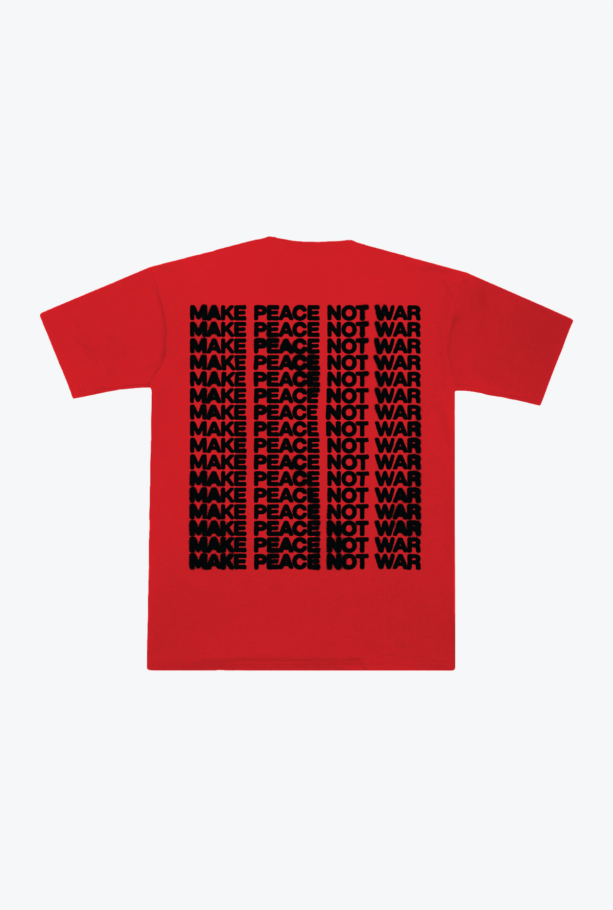 P/C x Belal Muhammad "Make Peace Not War" Heavyweight T-Shirt - Red