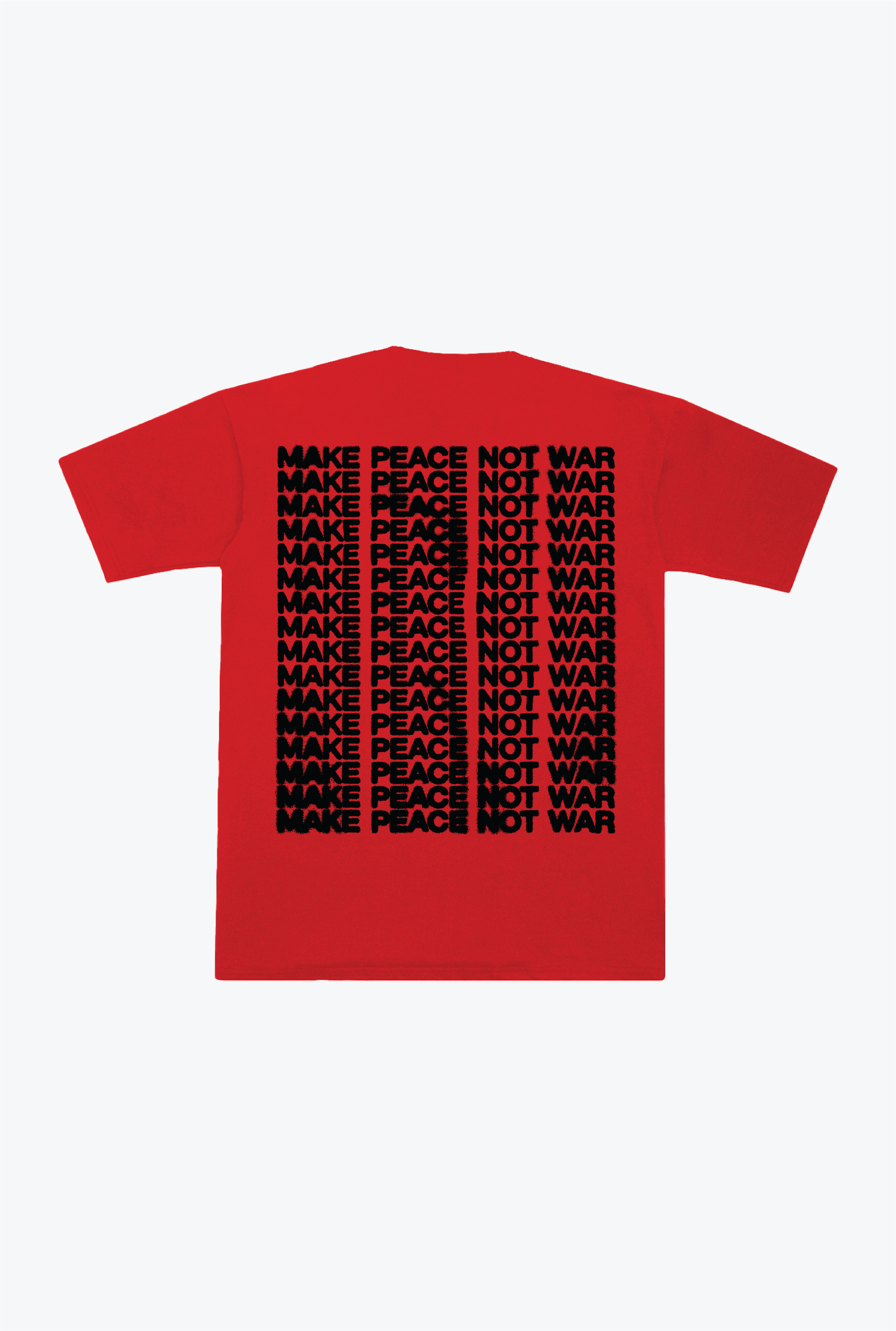 P/C x Belal Muhammad "Make Peace Not War" Heavyweight T-Shirt - Red