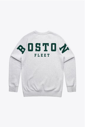 Boston Fleet Spirit Crewneck - Ash