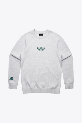 Boston Fleet Spirit Crewneck - Ash