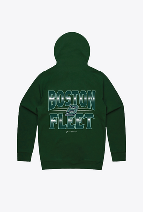 Boston Fleet Hoodie - Forest Green