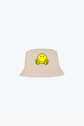 P/C x Smiley Reversible Bucket Hat - Black/Ivory