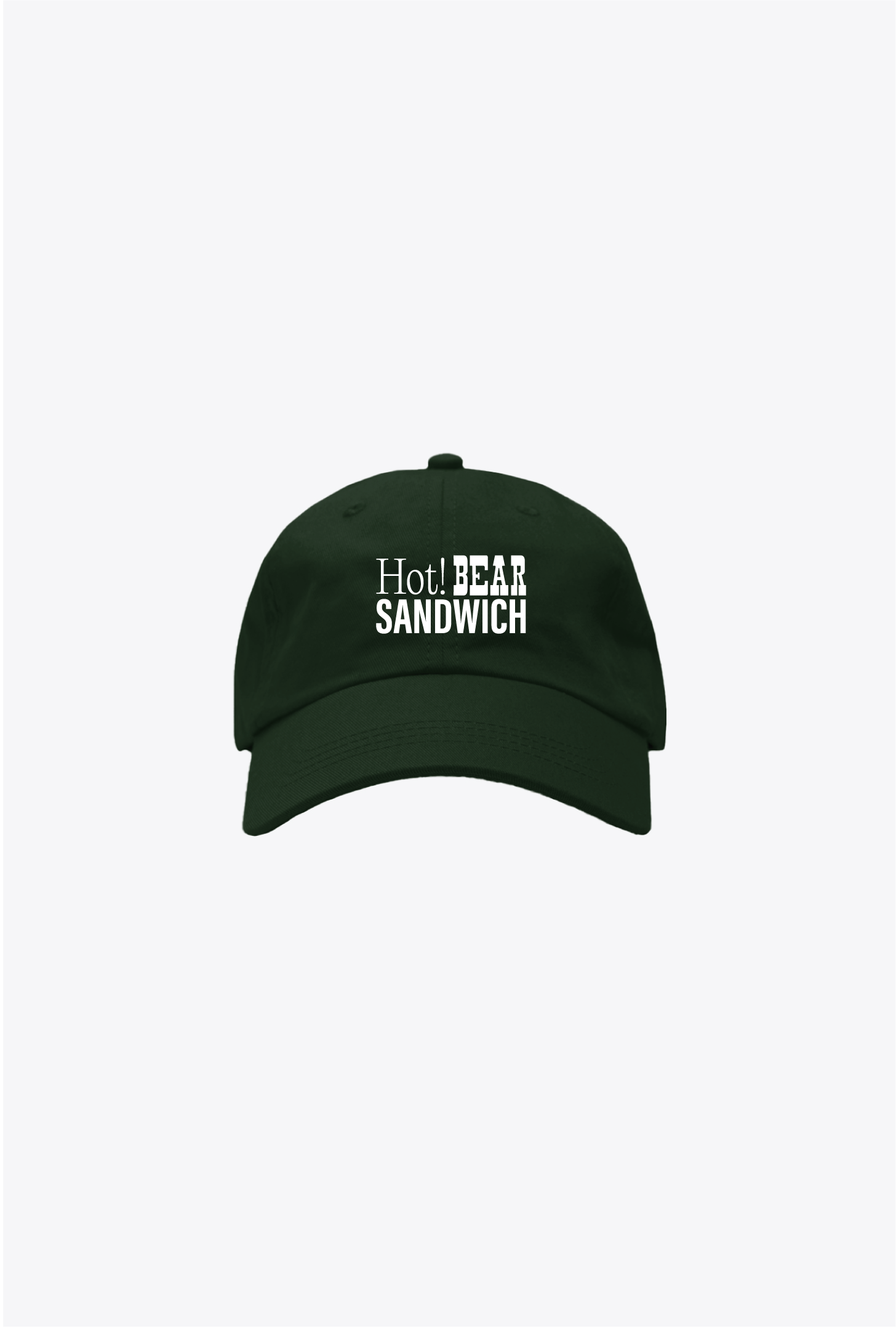 P/C x BEAR Steak Sandwiches Ad Dad Cap - Waldgrün