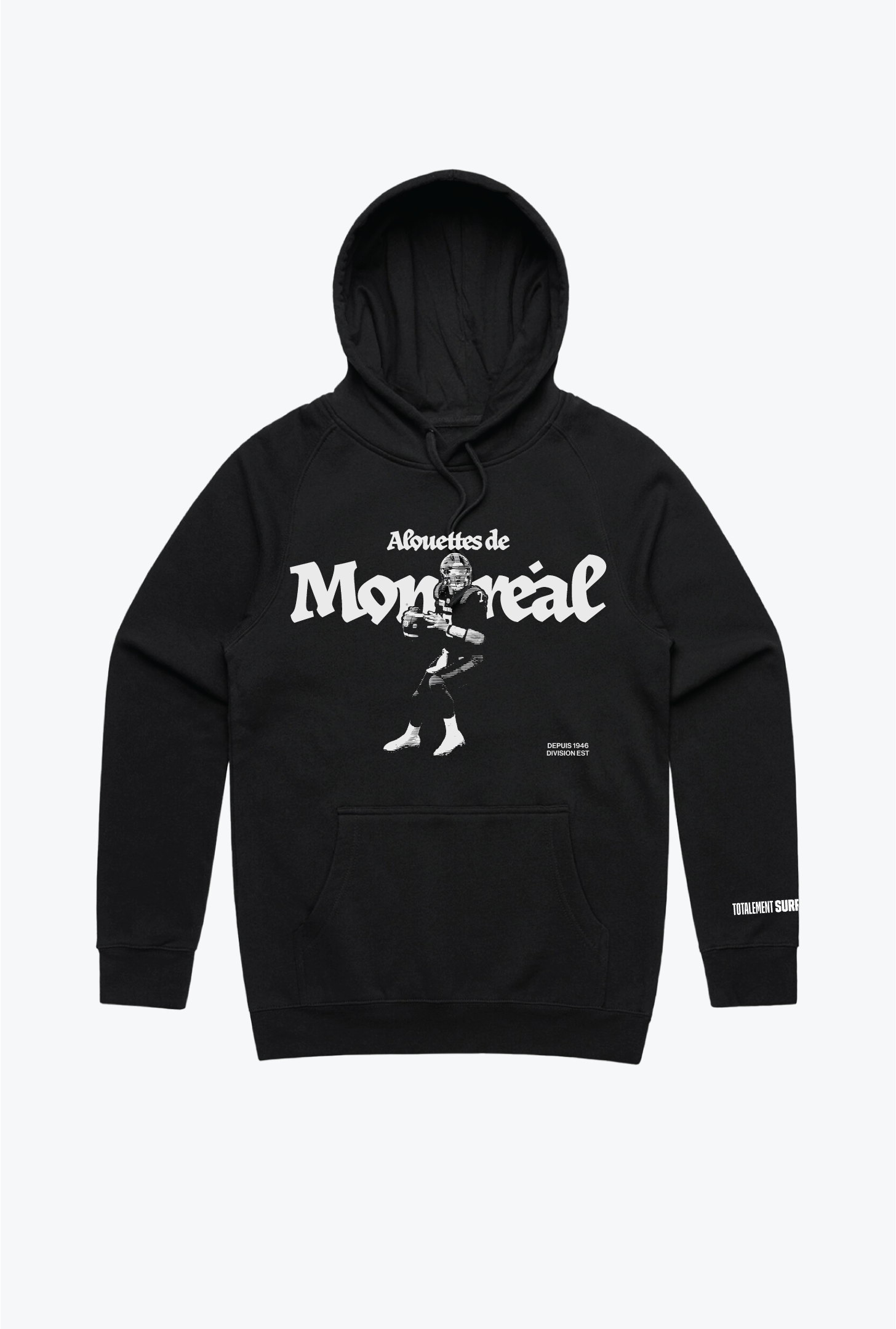 Montreal Alouettes Klassischer Hoodie - Schwarz