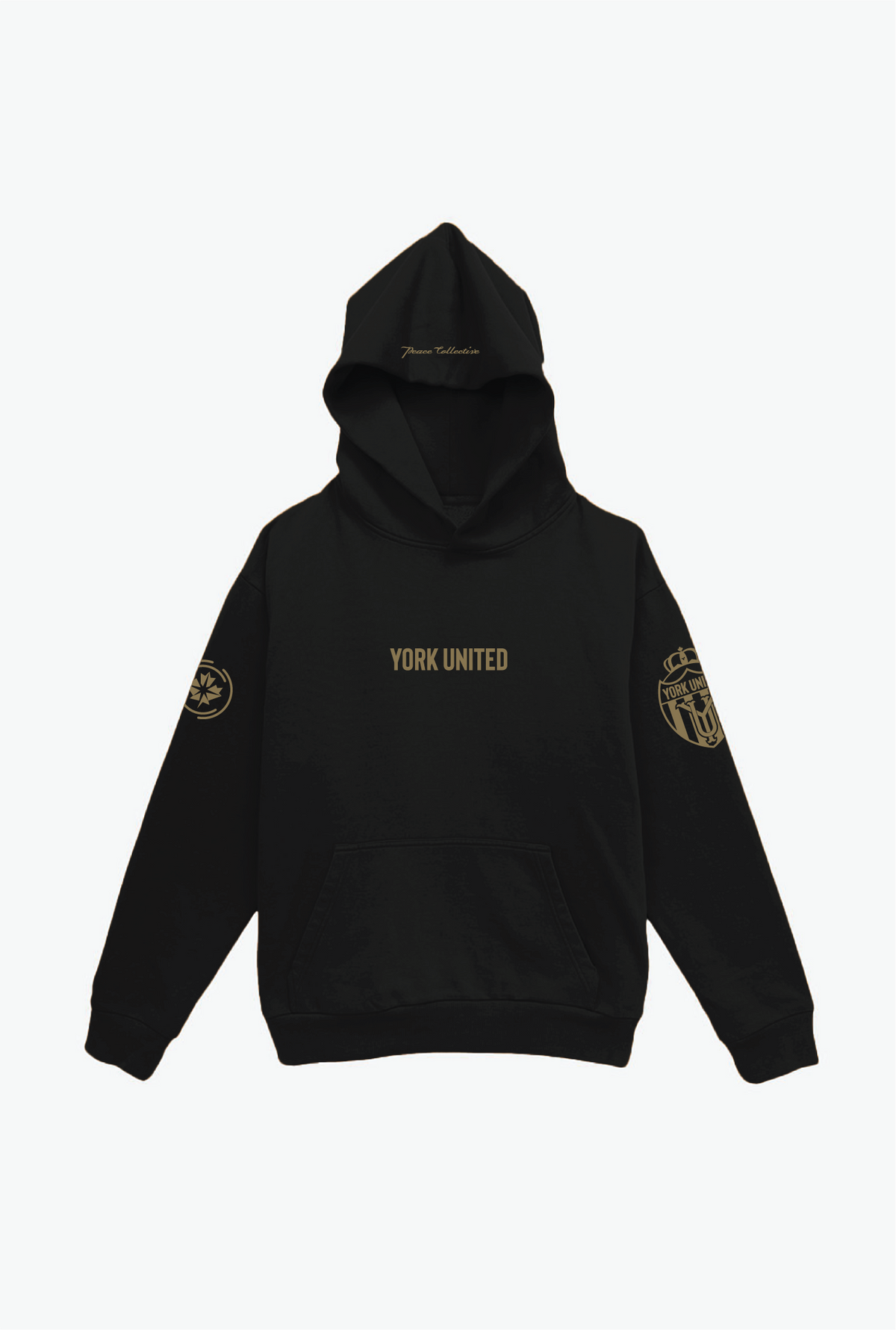 York United FC Heavyweight Hoodie - Black