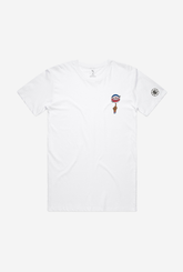 Los Angeles Clippers Spinning Ball T-Shirt - White