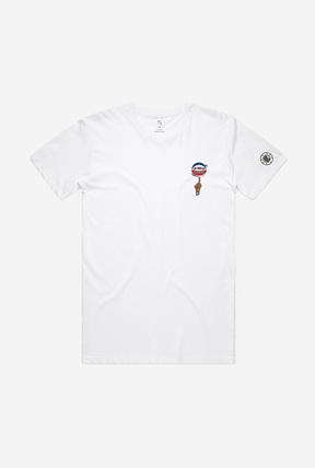 Los Angeles Clippers Spinning Ball T-Shirt - White