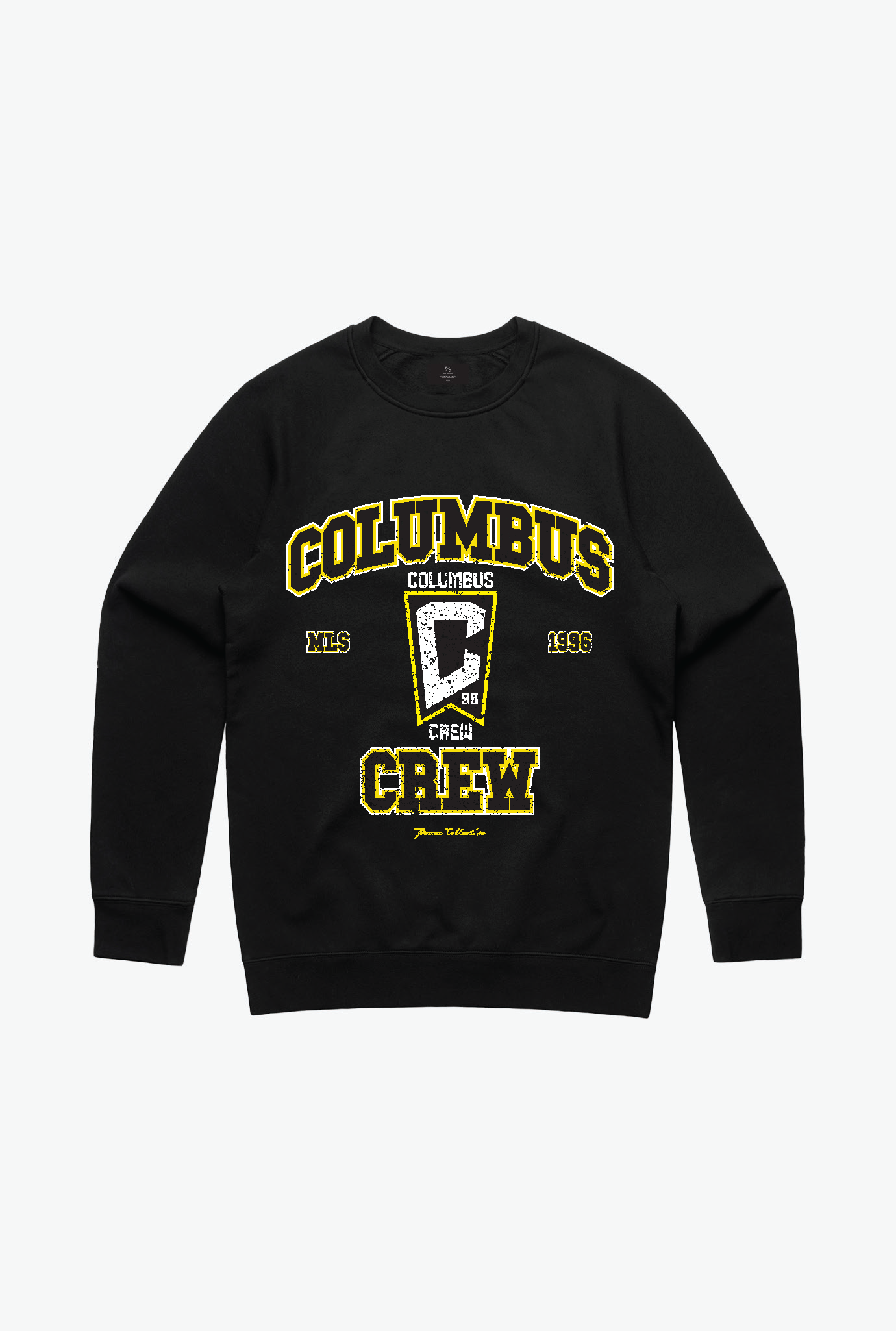 Columbus Crew Vintage Washed Crewneck - Black