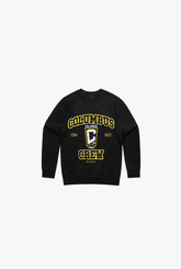 Columbus Crew Vintage Washed Kids Crewneck - Black