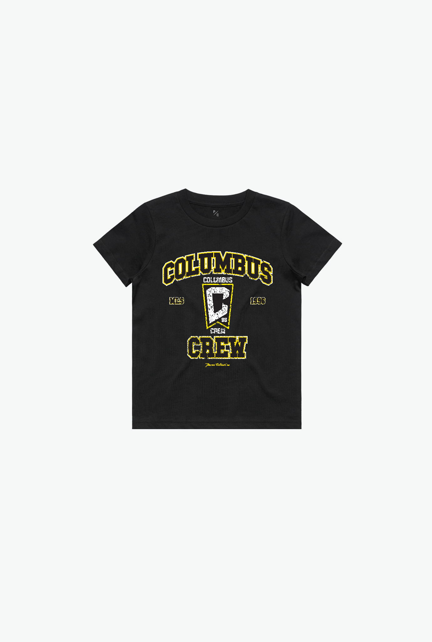 Columbus Crew Vintage Washed Kids T-Shirt - Black