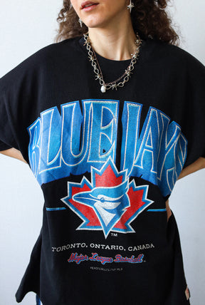 Toronto Blue Jays Cooperstown Heavyweight T-Shirt - Black