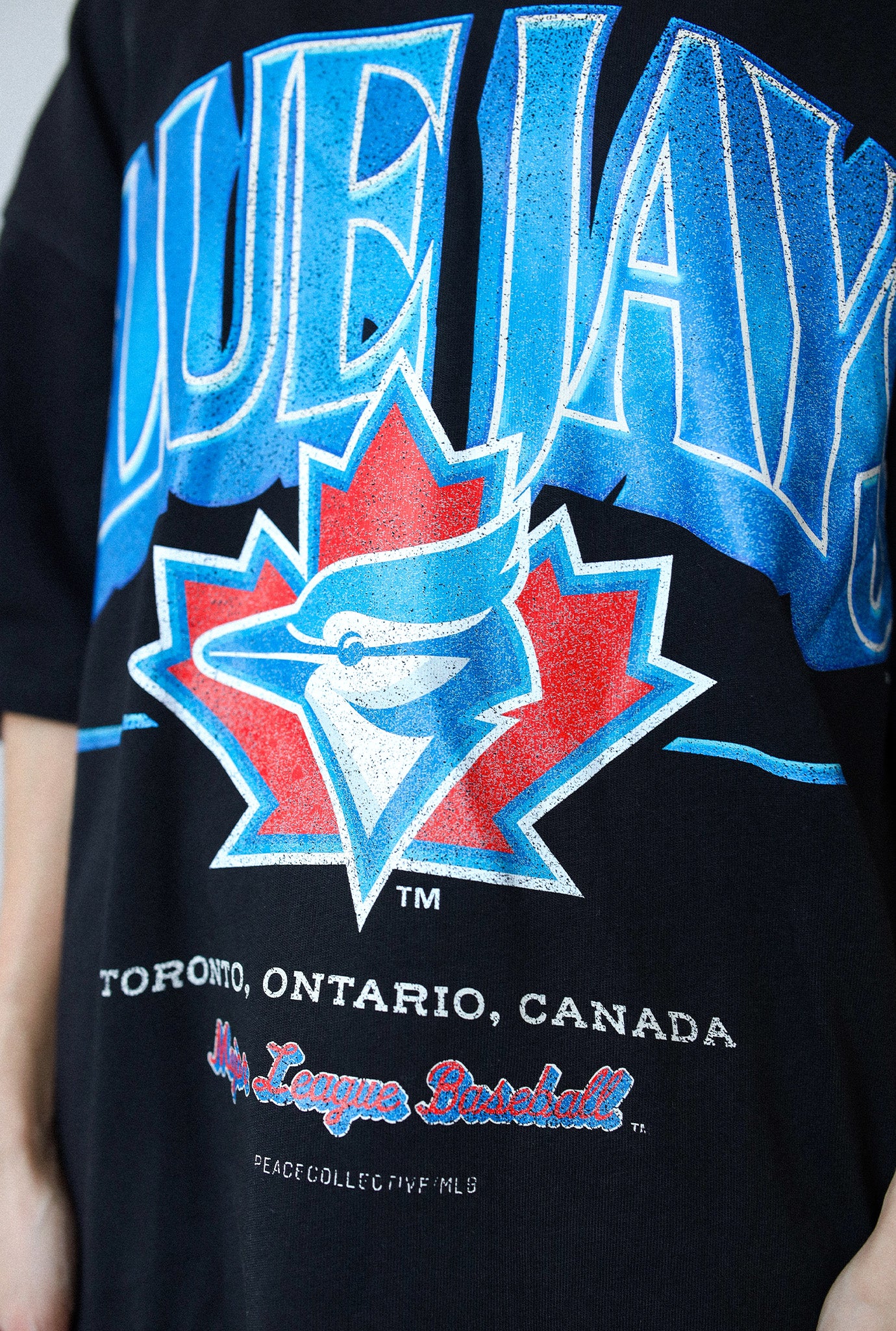 Toronto Blue Jays Cooperstown Heavyweight T-Shirt - Black