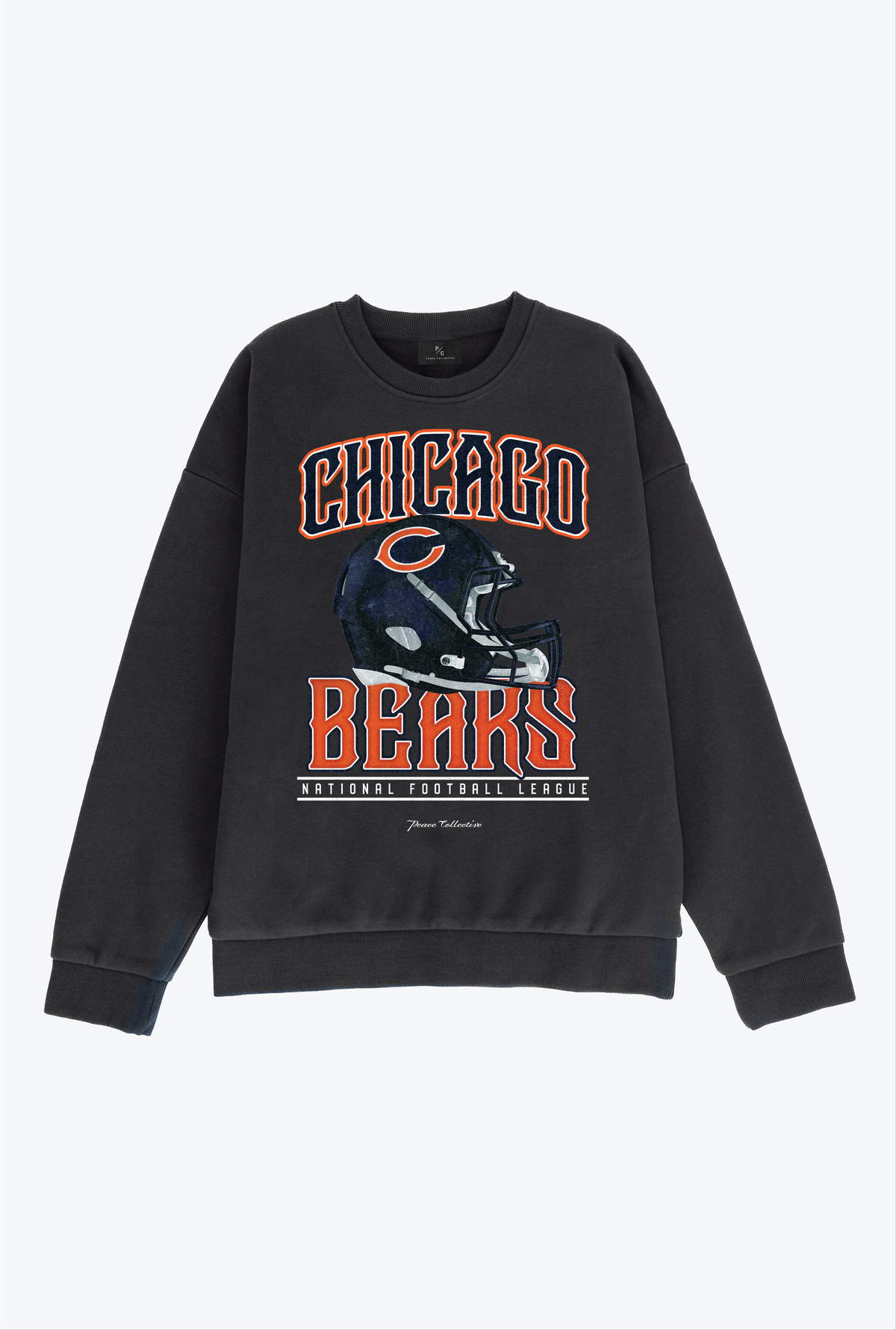 Chicago Bears Helm SuperHeavy™️ Rundhalsausschnitt - Schwarz