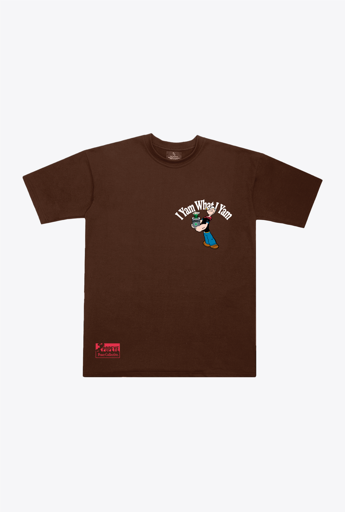 T-shirt P/C x Popeye Yam - Espresso