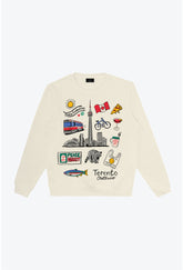 Toronto Sketch Crewneck - Ivory