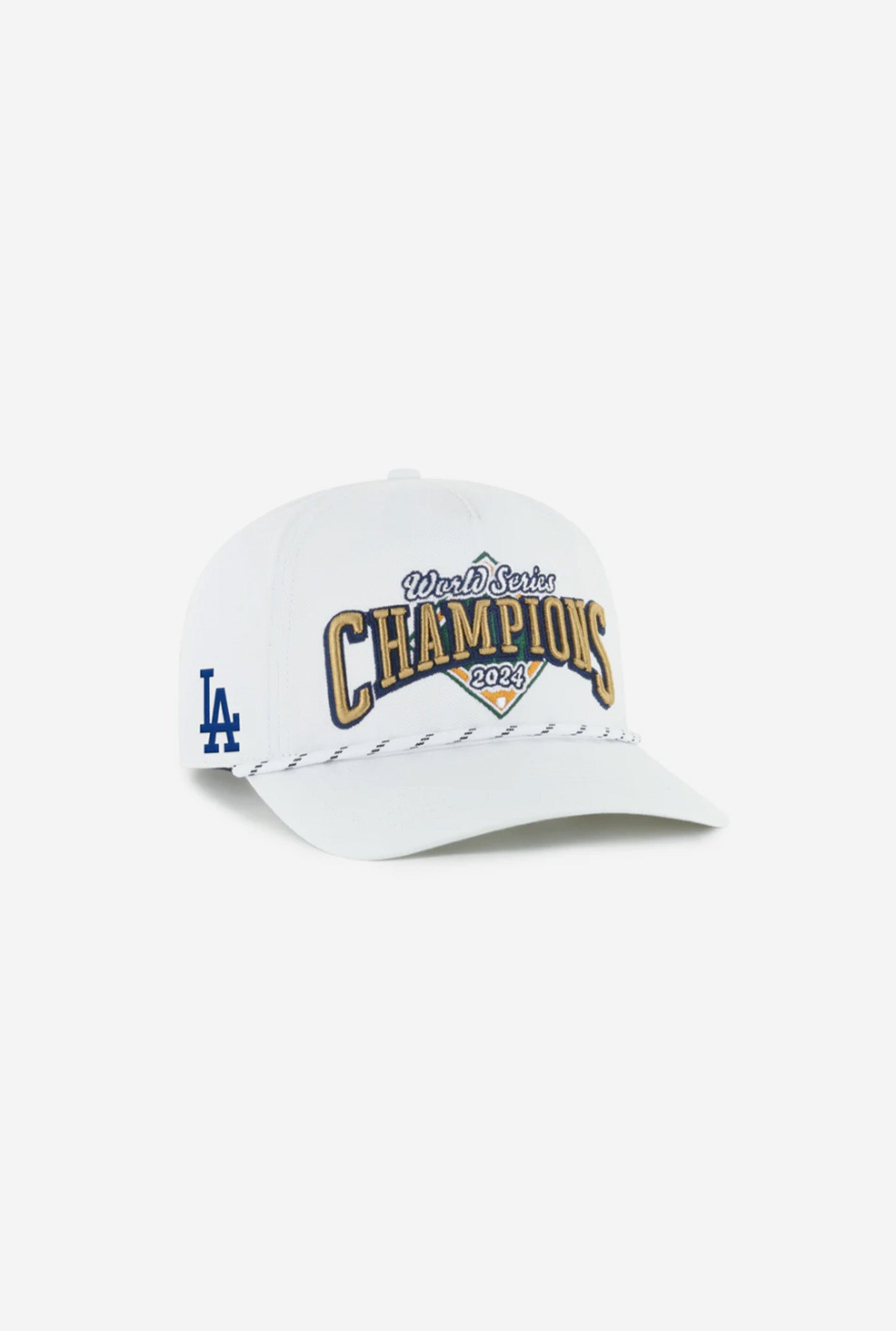 Los Angeles Dodgers 2024 World Series Champions Hitch Cap - White