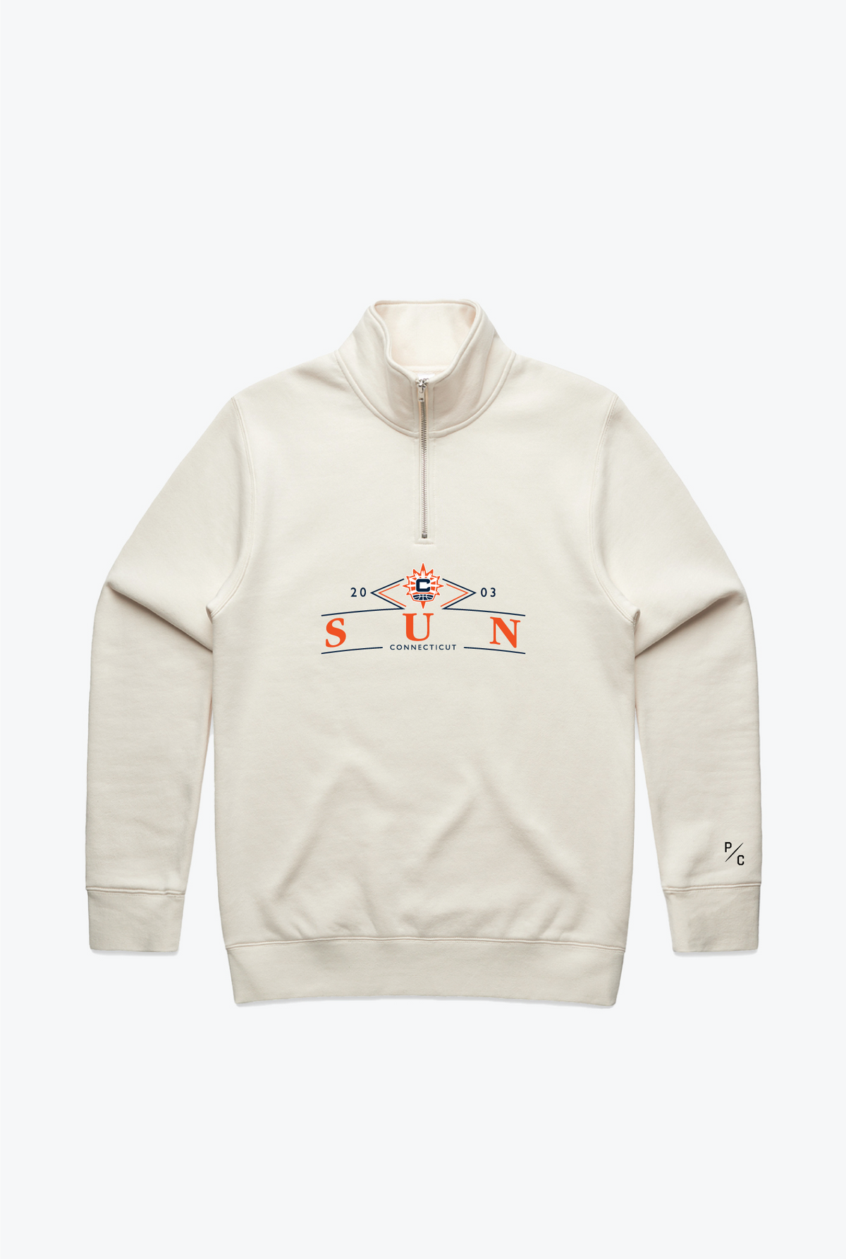 Connecticut Sun Quarter Zip - Ivory